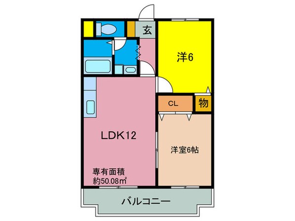 ラメ－ルヤブウチの物件間取画像